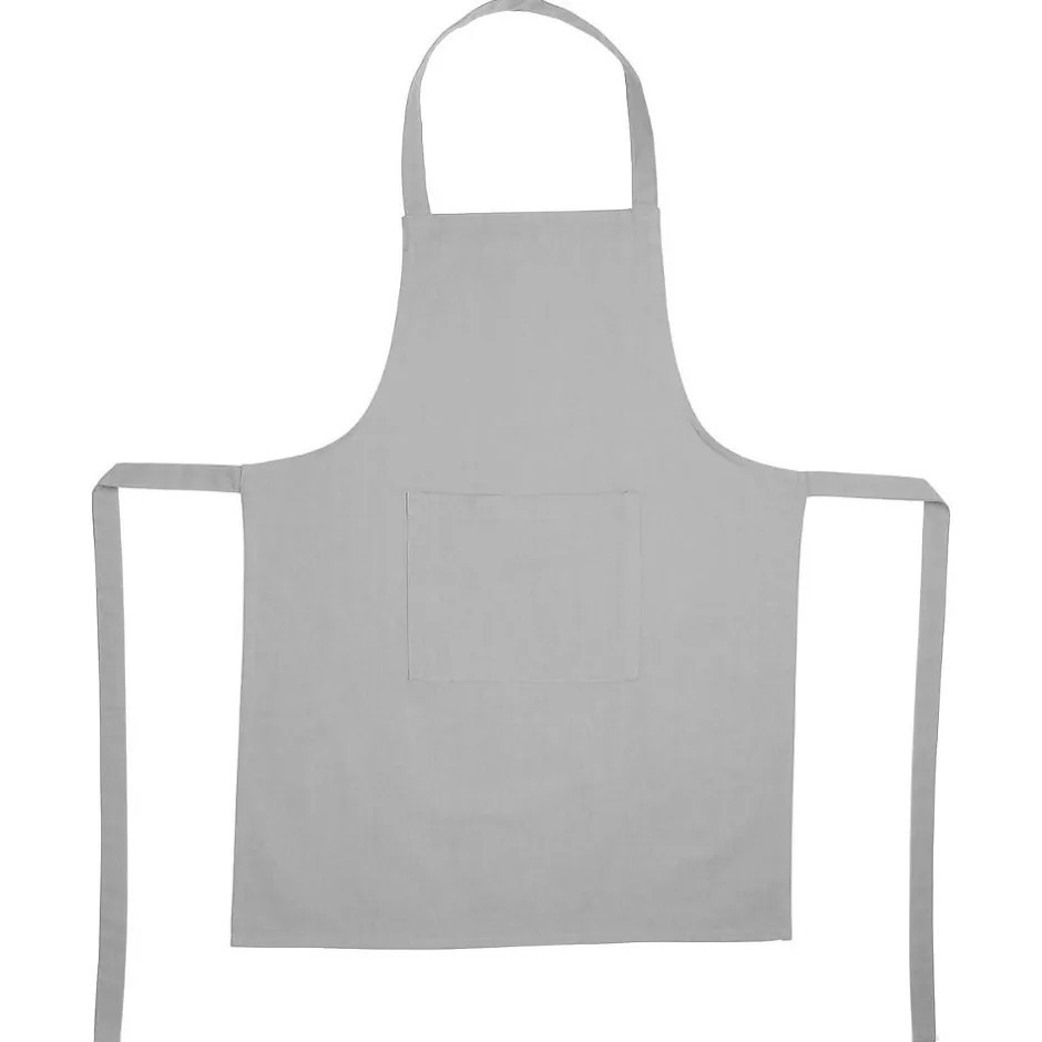 Atmosphera Créateur D'Intérieur Tablier - coton - gris clair - 60x80 cm - Atmosphera