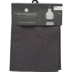 Atmosphera Créateur D'Intérieur Tablier - coton - gris foncé - 60x80 cm - Atmosphera New