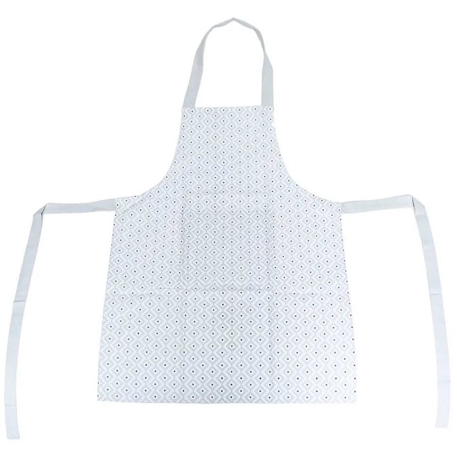 Atmosphera Créateur D'Intérieur Tablier imprimé Etnik - gris - coton 60x80 cm - Atmosphera Online