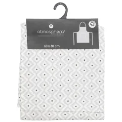 Atmosphera Créateur D'Intérieur Tablier imprimé Etnik - gris - coton 60x80 cm - Atmosphera Online