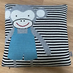 Sevira Kids Taie de coussin en coton biologique SINGE