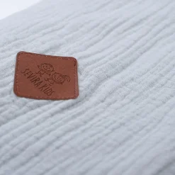 Sevira Kids Taie de coussin modulable avec liens à nouer en gaze de coton