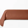 Atmosphera Créateur D'Intérieur Taie de traversin Carina 85x185cm rose terracotta - Atmosphera