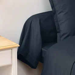 Atmosphera Créateur D'Intérieur Taie de traversin Carina 85x185cm bleu encre - Atmosphera