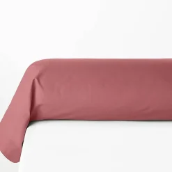 Atmosphera Créateur D'Intérieur Taie de traversin Carina 85x185cm rose blush - Atmosphera New
