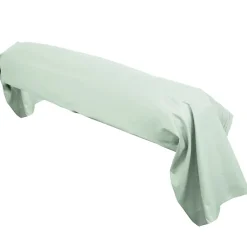 Linnea Taie de traversin uni 185X43 cm coton ALTO vert fleur d'amandier