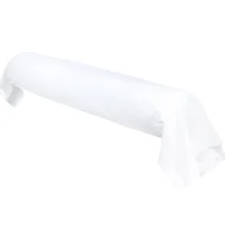 Linnea Taie de traversin uni 185x43 cm pur percale PRIMO Blanc