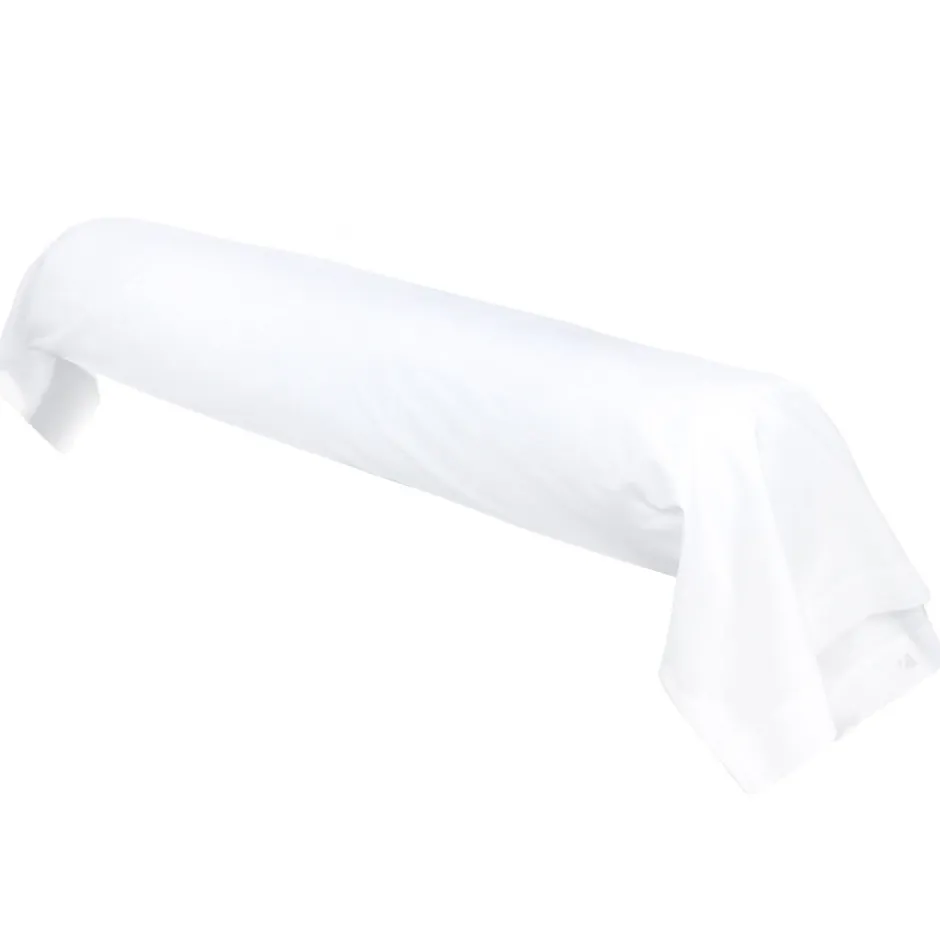 Linnea Taie de traversin uni 185x43 cm pur percale PRIMO Blanc