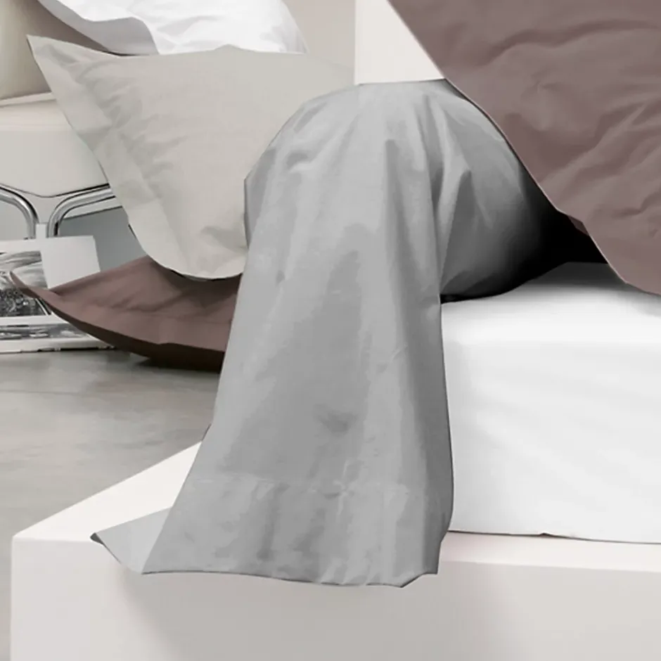 Linnea Taie de traversin uni 230X43 cm coton ALTO Alu Outlet