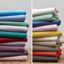 Linnea Taie de traversin uni 230x43 cm coton ALTO Blanc