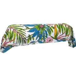 Linnea Taie de traversin 240x43 cm coton SUMATRA bleu Paon
