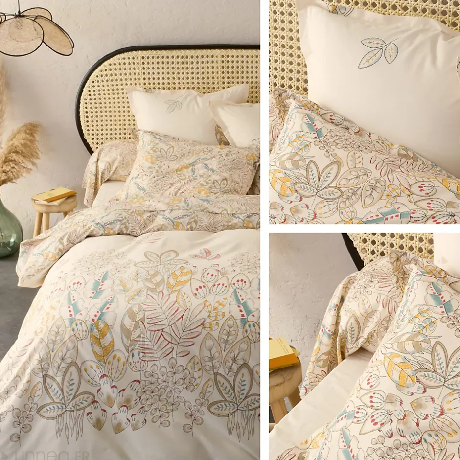 Linnea Taie de traversin 140x43 cm coton OKY écru Naturel Hot