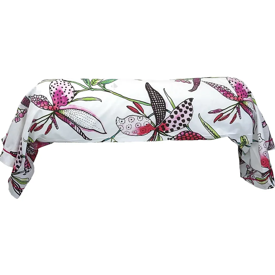 Linnea Taie de traversin 240x43 cm coton PÉNÉLOPE Rose Outlet