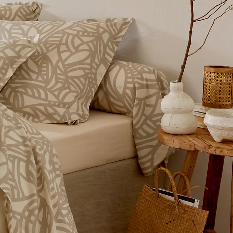 Linnea Taie de traversin 240x43 cm coton lavé SERENA Beige écru