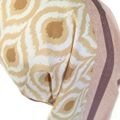 Linnea Taie de traversin 200x43 cm coton INOUK rose/beige