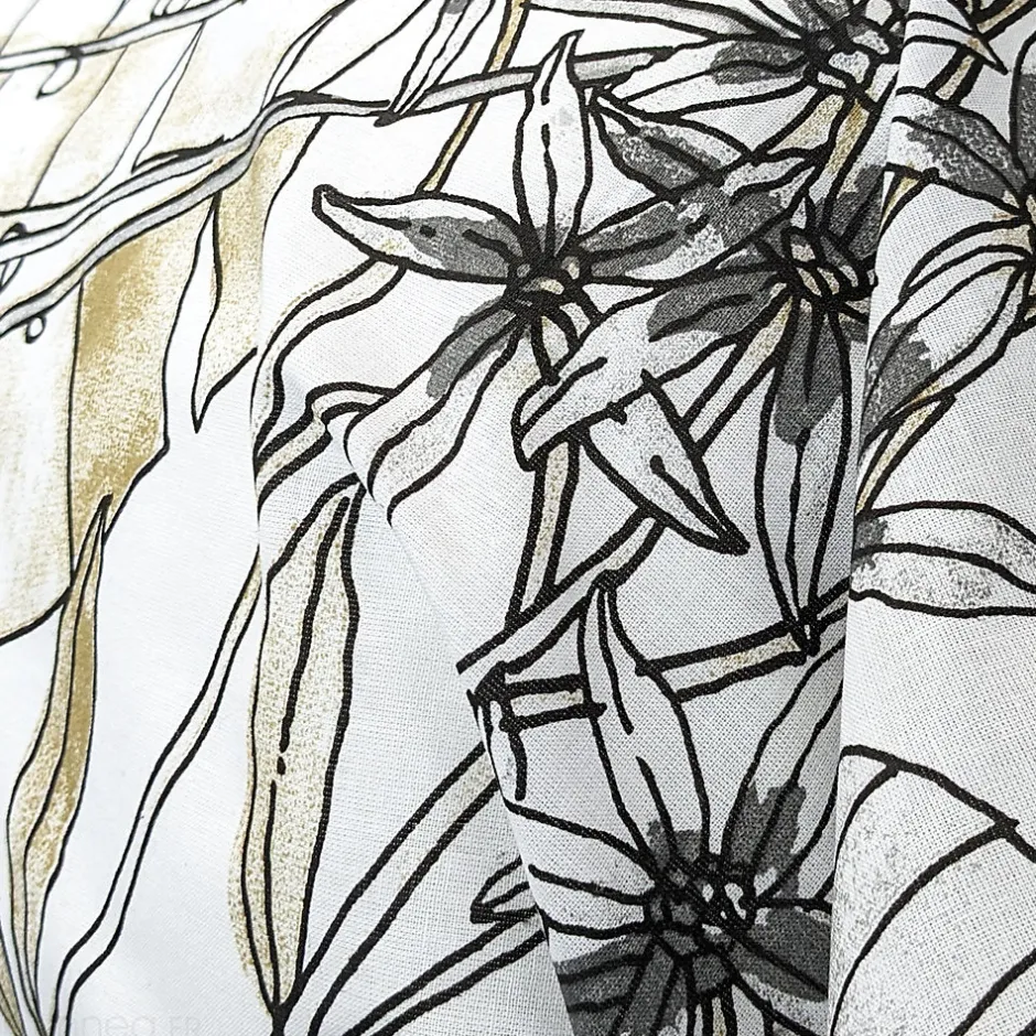 Linnea Taie de traversin 200x43 cm coton SUMATRA gris Fusain Online