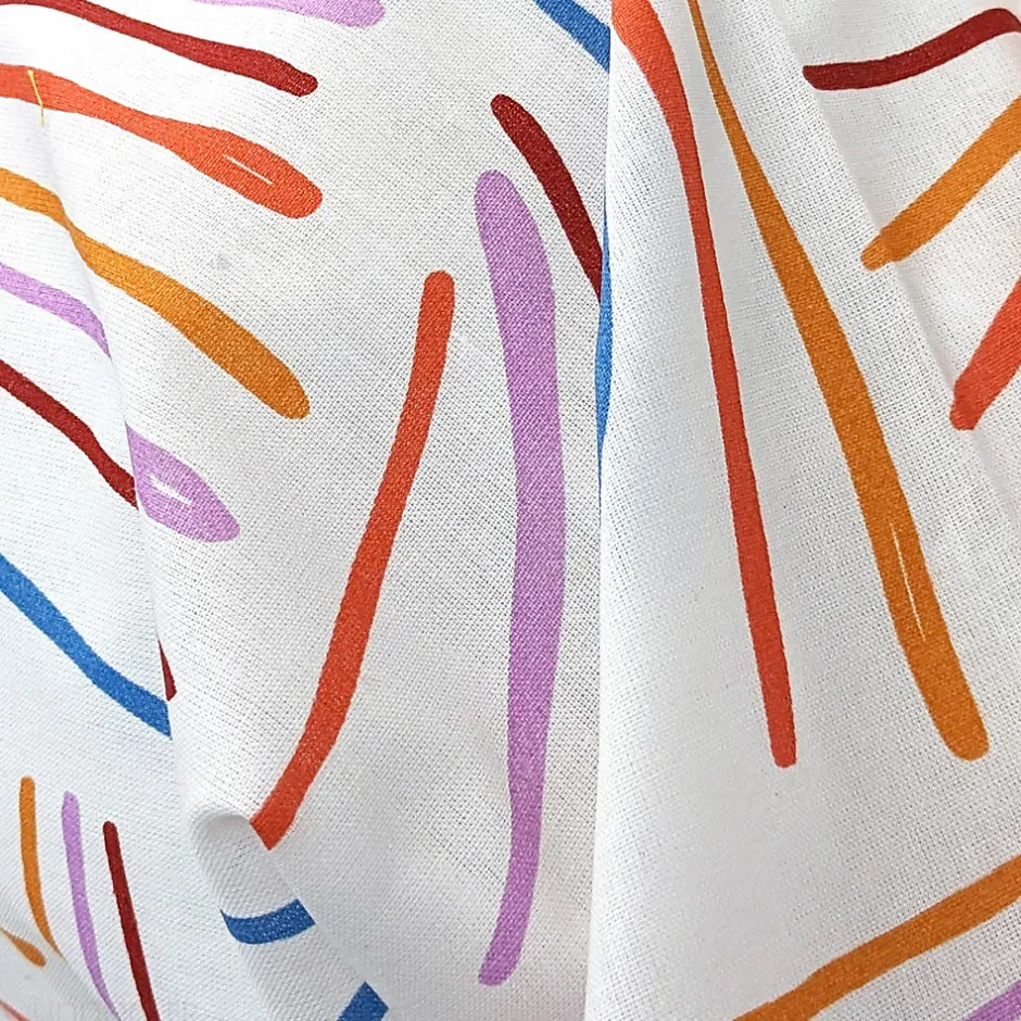 Linnea Taie de traversin 240x43 cm coton PERROQUET multicolore Salsa