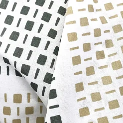 Linnea Taie de traversin 200x43 cm coton NIAGARA vert Kaki