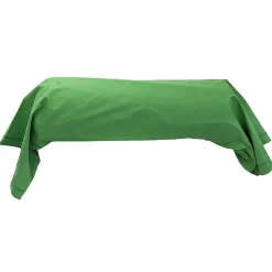 Linnea Taie de traversin 140x43 cm en coton ÉVASION Vert fougère