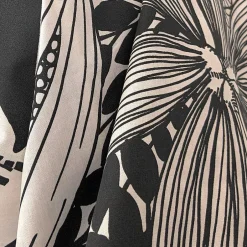 Linnea Taie de traversin 240x43 cm percale de coton ALBA beige/noir Online