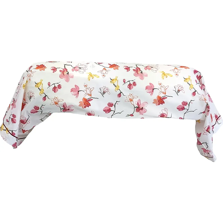 Linnea Taie de traversin 240x43 cm percale coton ELISA Rose