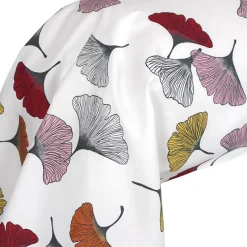 Linnea Taie de traversin 140x43 cm Percale pur coton GINKGO Rose Clearance