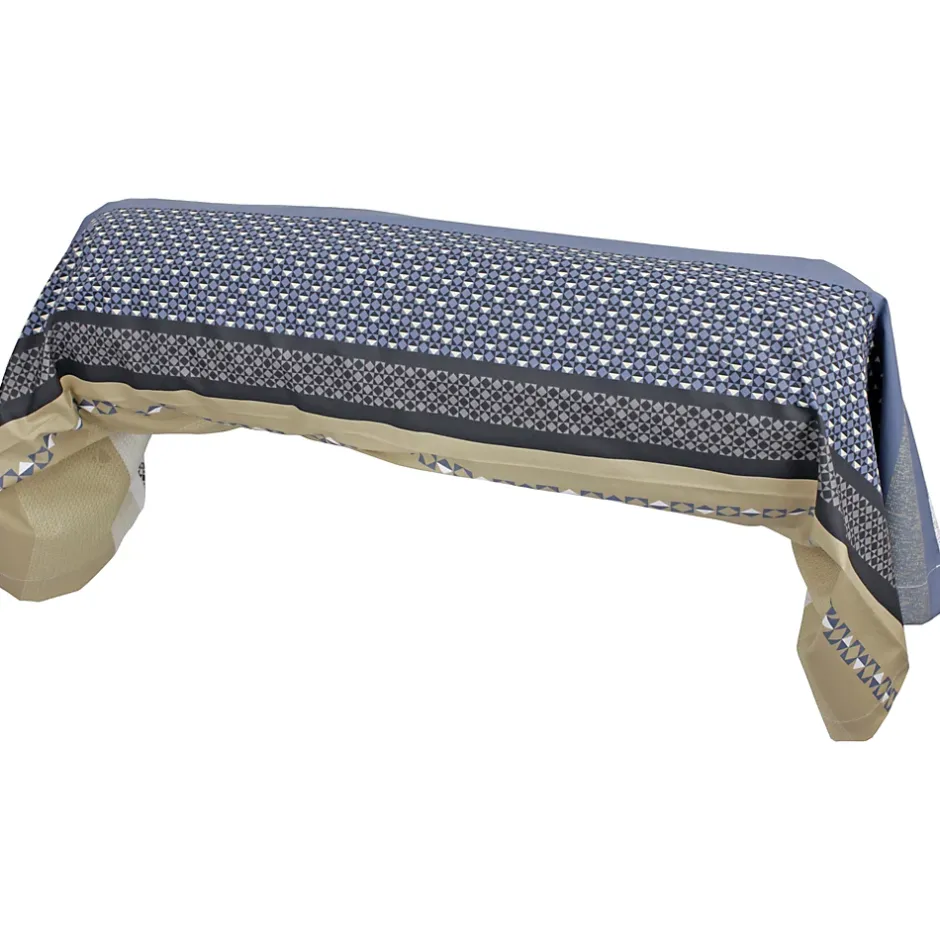 Linnea Taie de traversin 200x43 cm percale coton MARLOW acier Hot