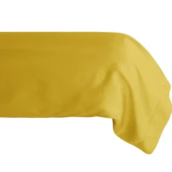 Linnea Taie de traversin 43x190 cm percale de coton MANOIR jaune Moutarde Hot