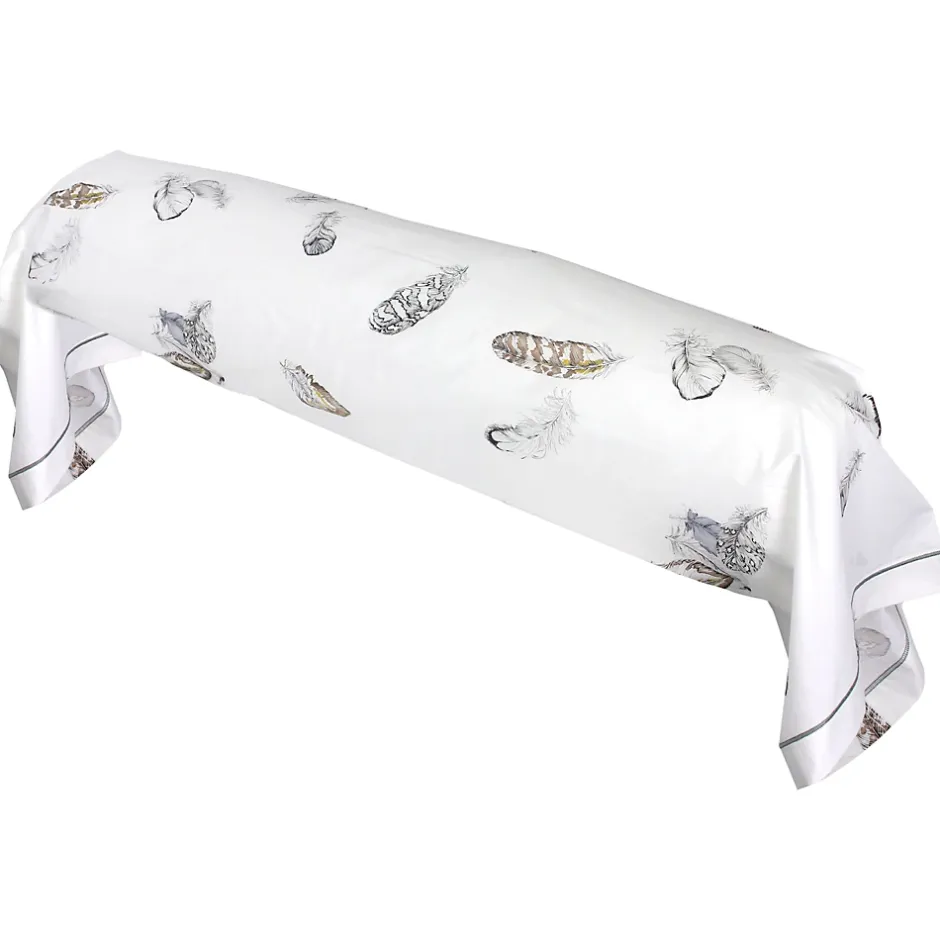 Linnea Taie de traversin 140x43 cm Percale pur coton PLUMES New