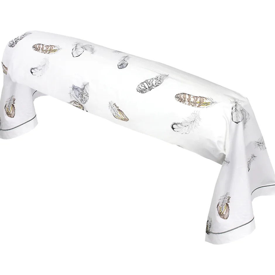 Linnea Taie de traversin 240x43 cm Percale pur coton PLUMES