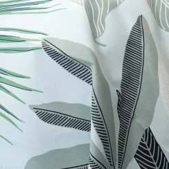 Linnea Taie de traversin 140x43 cm percale de coton MOOREA PACIFIC bleu/vert