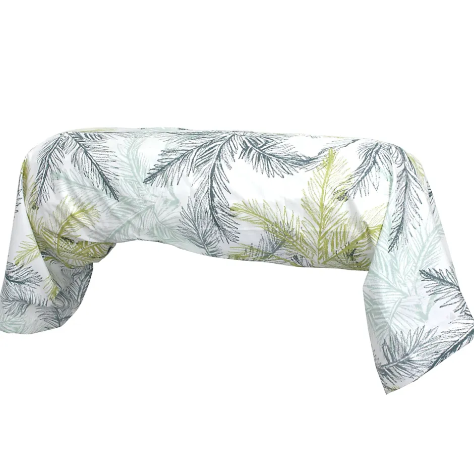 Linnea Taie de traversin 200x43 cm percale coton TRINIDAD mousson Discount