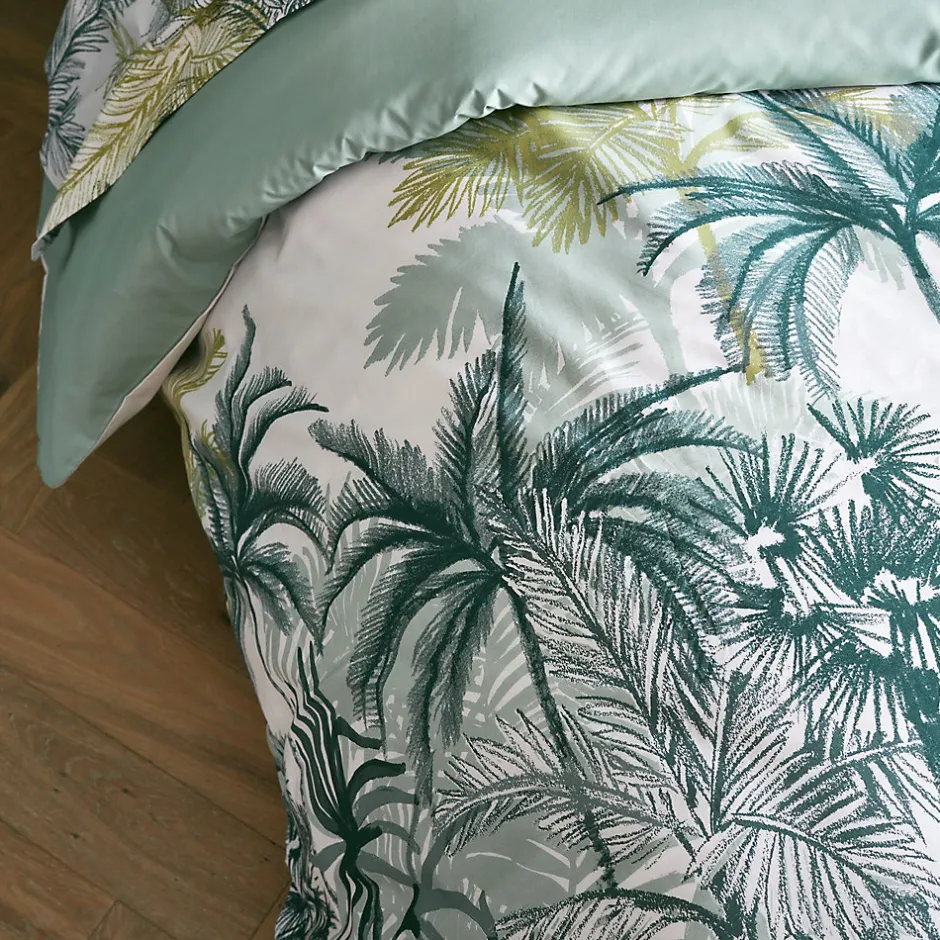 Linnea Taie de traversin 200x43 cm percale coton TRINIDAD mousson Discount