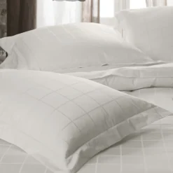 Linnea Taie de traversin 43x190 cm satin CONCERTO beige Craie