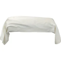 Linnea Taie de traversin 200x43 cm satin de coton GRAND HÔTEL marron sable