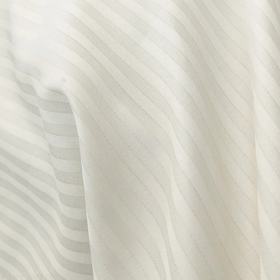 Linnea Taie de traversin 200x43 cm satin de coton GRAND HÔTEL marron sable