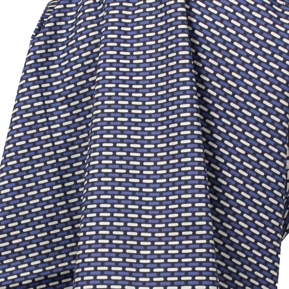 Linnea Taie de traversin 200x43 cm satin de coton ENZO bleu