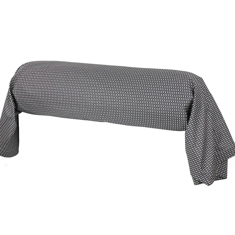 Linnea Taie de traversin 200x43 cm satin de coton ENZO noir