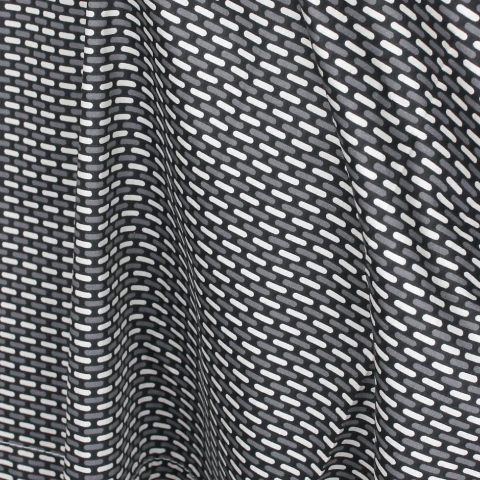 Linnea Taie de traversin 200x43 cm satin de coton ENZO noir