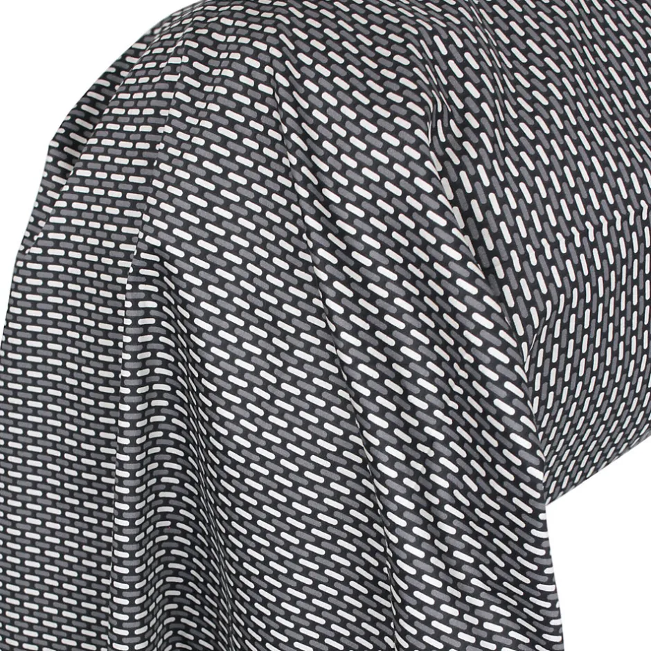 Linnea Taie de traversin 200x43 cm satin de coton ENZO noir