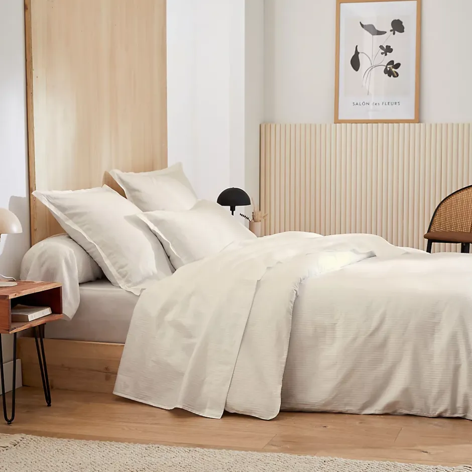 Linnea Taie de traversin 240x43 cm satin de coton GRAND HÔTEL marron sable Online