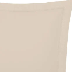 Atmosphera Créateur D'Intérieur Taie d'oreiller - coton - beige lin - 50x70 cm - Atmosphera Outlet