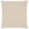 Atmosphera Créateur D'Intérieur Taie d'oreiller - coton - beige lin - 63x63 cm - Atmosphera