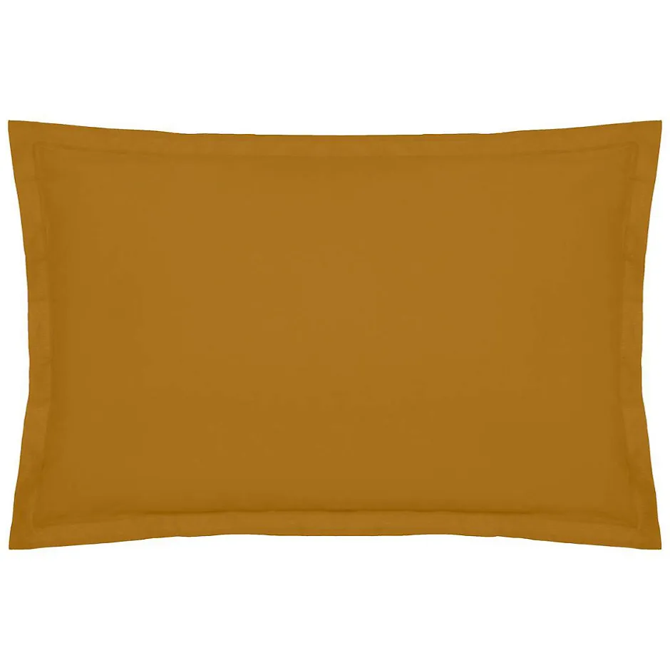 Atmosphera Créateur D'Intérieur Taie d'oreiller - coton - mordoré - 50x70 cm - Atmosphera