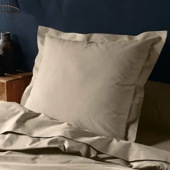 Douceur D'Intérieur Taie d'oreiller 57 fils sable 63x63cm - 63x63cm - Sable