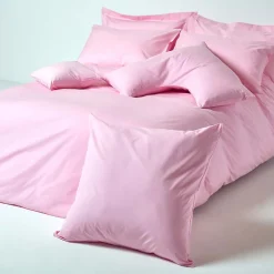 Homescapes Taie d'oreiller à volants rose 100% coton égyptien 200 fils, 50x75 cm - Clearance