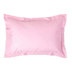 Homescapes Taie d'oreiller à  volants rose 100% coton égyptien 200 fils, 50x75 cm - Clearance