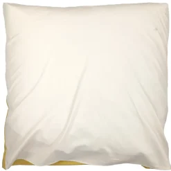 Linnea Taie d'oreiller bicolore 65x65 cm percale coton ROMY Ambre