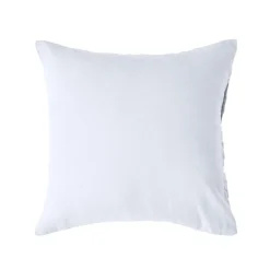 Homescapes Taie d'oreiller blanc en lin lavé, 40x40 cm -