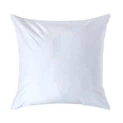 Homescapes Taie d'oreiller blanc en satin de coton égyptien 1000 fils, 80x80 cm -
